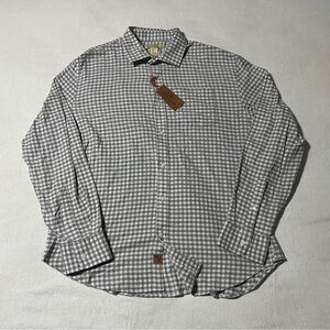 NWT Elliot Mulryan Mens Large Button Down Long Sleeve Plaid Shirt